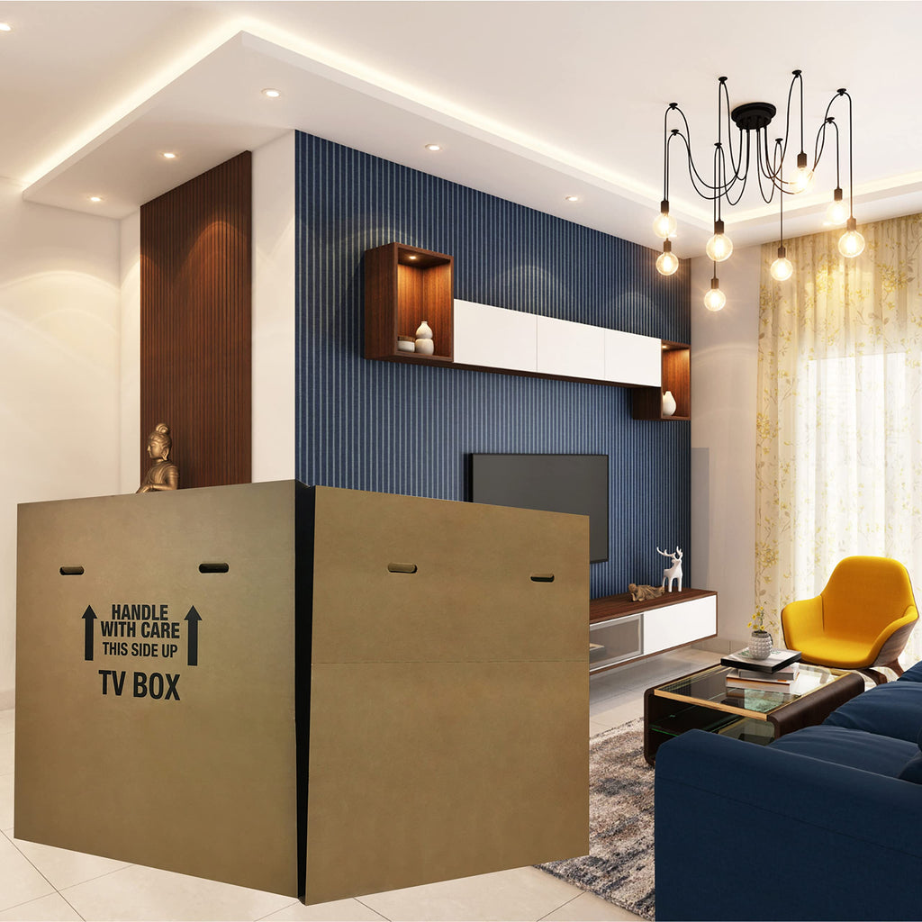 Uboxes Moving Boxes for TV, LCD/LED, (2 Pack)