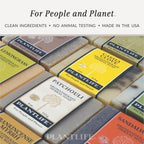 Plantlife Frankincense Myrrh 3-Pack Bar Soap - Moisturizing and Soothing Soap for Your Skin - Hand Crafted Using Plant-Based Ingredients - Made in California 4oz Bar