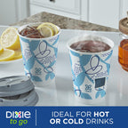 Dixie To Go Disposable Coffee Cups With Lids, 12 oz Paper Cups, 156 Ct