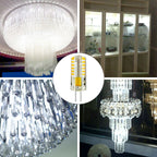 RAYHOO G4 LED Light Bulbs 3W AC/DC 12V 10pcs (White 6000K)