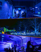 GOHDLAMP 6-Pack MR16 Blue LED Bulbs-Aquatic 5W 50W Halogen GU5.3 12V 38° Spot for Water Features, Moonlight, Parties & Indoor Ambiance