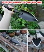 Kemaier Heavy Duty Gardening Hand Trowel - Carbon Steel Shovels Tool
