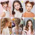 kidzkube Hair Gem Stamper Kit, Birthday Toys for Girls Ages 3-12