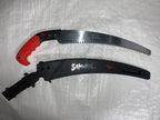 Kanzawa Samurai Ichigeki Pruning Saw 330mm C-330-LH with Ergo Grip (Orange) w/sheath Made in Japan