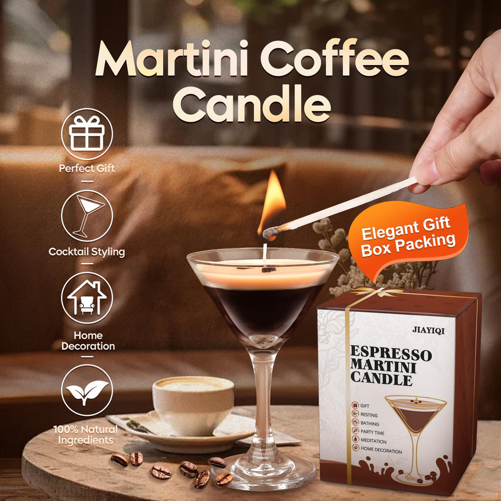 Espresso Martini Candle, Espresso Martini Gifts, Coffee Scented Candle