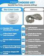 SuperDi Plastic 120ft Roll QP1562 Swimming Pool Liner Lock Beaded Wedge T-Shape