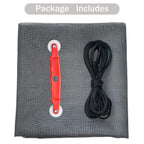 SAKURRY Window Screen Replacement Kit, 48'' x 99'' Fiberglass Screen Mesh with Rolling Tool and Screen Retainer Spline, DIY Adjustable Screen Door Mesh for Window, Door and Patio, Gray
