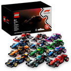 LEGO F1 Collectible Race Cars, 6 Pack - Building Set for Boys & Girls, Ages 6+ - Birthday Party Favor or Gift - Mystery Box W/Surprise F1 Car Toys - Travel Toys for Kids - 66796