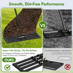 Seeutek Lawn Leveling Rake, 35” x 10” Ground Leveler