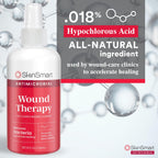 SkinSmart Antimicrobial Wound Therapy, Hypochlorous Acid Safely Removes Bacteria so Wounds Can Heal, 2 Ounce Clear Spray (Pack of 3)
