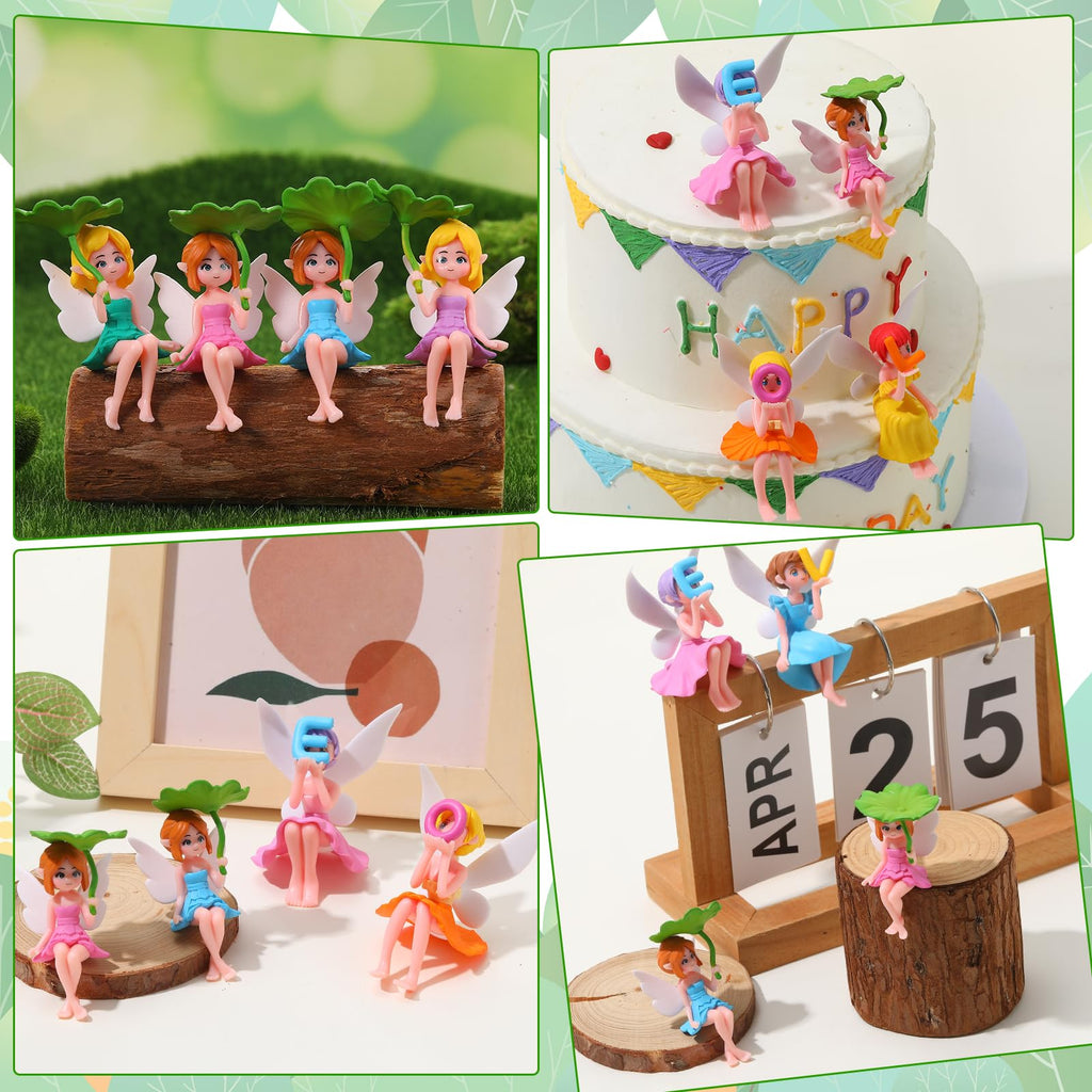 GGSTDDUP 20 Pcs Fairy Figurines Miniature Fairies Full Collection Garden Set