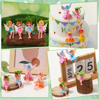 GGSTDDUP 20 Pcs Fairy Figurines Miniature Fairies Full Collection Garden Set