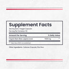 Nature's Pure Blend Organic Beet Root Powder Capsules – Beet Root Capsules & Beets Supplements for Circulation – L Arginine – Nitric Oxide Supplements – 1500MG