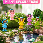 Chunful 50 Pcs Mini Fairy Figurines Bulk Miniatures Garden Party,Classic