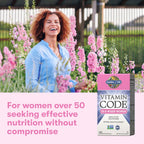 Garden of Life Vitamin Code Multivitamin for Women 50 & Over, B Vitamins, A, C, D3, E & K, CoQ10, Probiotics & Enzymes, for Women 50 Plus, 240 Capsules