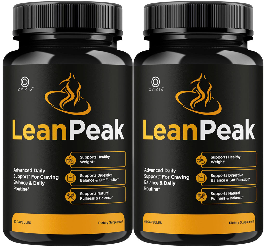 (2 Pack) Lean Peak - Lean Peak Advanced Capsules Support Premium Formula, LeanPeak Pills Maximum Strength All Natural for Overall Health and General Wellness Reviews, 120 Capsules for 2 Months