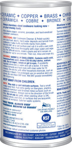 Bar Keepers Friend Cookware Cleanser & Polish (2 x 12 oz) Stainless Steel Cleaner & Degreaser for Pots, Pans, Bakeware & Grills - Removes Sticky Residue, Rust Stains & Lime Deposits