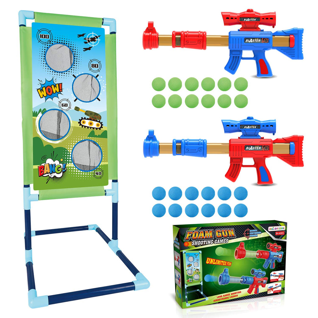 SpringFlower Shooting Game Toy for 5 6 7 8 9 10+ Years Olds Boys, for Kids