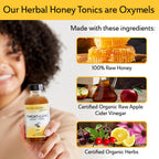 Mickelberry Gardens Throat & Lung Honey Tonic: Wellness Syrup, Natural Sore Throat Relief, Immune Support & Cough Suppressant for Adults & Kids (4 oz, 2 Pack)