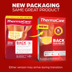 ThermaCare Advanced Back & Hip HeatWraps, Long-Lasting, Disposable Heat Therapy for Lower Back Pain, Muscle Soreness, & Herniated Discs, Drug-Free (L-XL, Pack of 10)