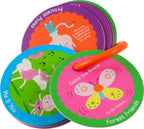 MOLLYBEE KIDS Preschool Action Cards Kitty Princess Dance and Play, 3,4 Year Old Girl Gifts