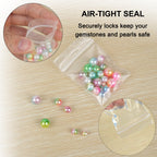WEGOUP 120 PCS Small Plastic Bags for Jewelry, 2" x 2.76" 2.4 Mil Thick