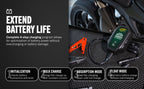 Battery Tender Junior 12V, 750mA Charger and Maintainer: Automatic 12V Powersports for Motorcycle, ATVs, and More - Smarter Than a Trickle Charger - 021-0123