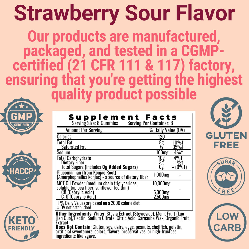 High-Fiber Keto Snacks, Healthy Snacks for Adults, Collagen Protein Keto Snack, Healthy Fiber Snack Gummies, Gluten Free No Sugar Low Calorie Low Carb Fat Free Gummy Candy, Bovine Collagen Peptides