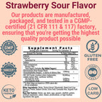 High-Fiber Keto Snacks, Healthy Snacks for Adults, Collagen Protein Keto Snack, Healthy Fiber Snack Gummies, Gluten Free No Sugar Low Calorie Low Carb Fat Free Gummy Candy, Bovine Collagen Peptides
