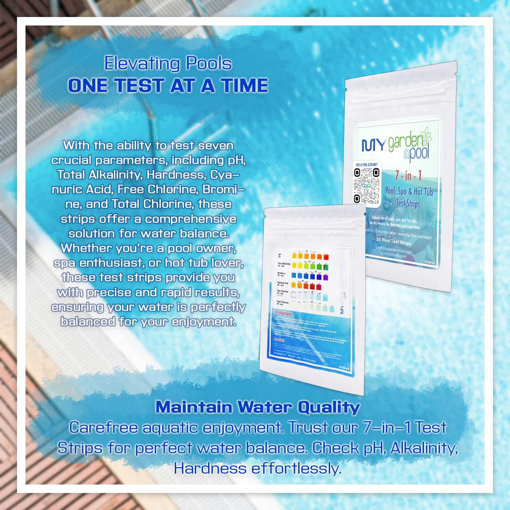 Sirona 82100 Spa Up, 2 LBS – Includes My Garden Pool 20 Ct. Test Strips & Scum Sponge – Raises pH & Alkalinity for Balanced & Clear Spa Water