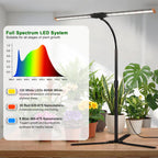 Grow Light for Indoor Plants,6000K White Sun Spectrum Growing Light Lamp