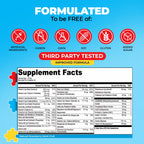 My Spectrum Heroes Kids Powder Multivitamin - Strawberry Powder Supplement, Better Absorption, Non-GMO, Non-Gluten, No Artificial Ingredients - Neural Help for Children on The Spectrum - 30 Servings