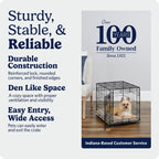 Midwest 24-Inch Single Door iCrate, for Small Breeds, 12-20 lbs