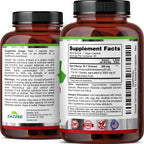 Zazzee Tart Cherry 10:1 Extract, 60 Vegan Capsules, 2 Month Supply, Montmorency Cherry, Certified Kosher, Joint & Uric Acid Support, Antioxidant Support Formula, Non-GMO, Made in the USA