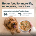 JustFoodForDogs JustFresh Fresh Wet Dog Food or Topper - Chicken, 7 Pack