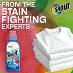 Shout Advanced Stain Remover Gel for Clothes Laundry, Ultra Concentrated Gel with Built-in Scrubber Brush for Deep Set-In stains, 8.7oz