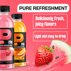 Protein2o 2-in-1 Clear Whey Protein & Electrolyte Beverage, 20g Protein, Gluten-Free, Keto, 16.9 fl oz Bottles (12 Count Variety Pack)