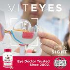 Viteyes AREDS 2 Zinc Free Macular Support, Natural Allergen Free Capsules with Vitamin E, Vitamin C, Lutein & Zeaxanthin, No Zinc, No Copper, Eye Doctor Trusted, Manufactured in The USA, 180 Ct