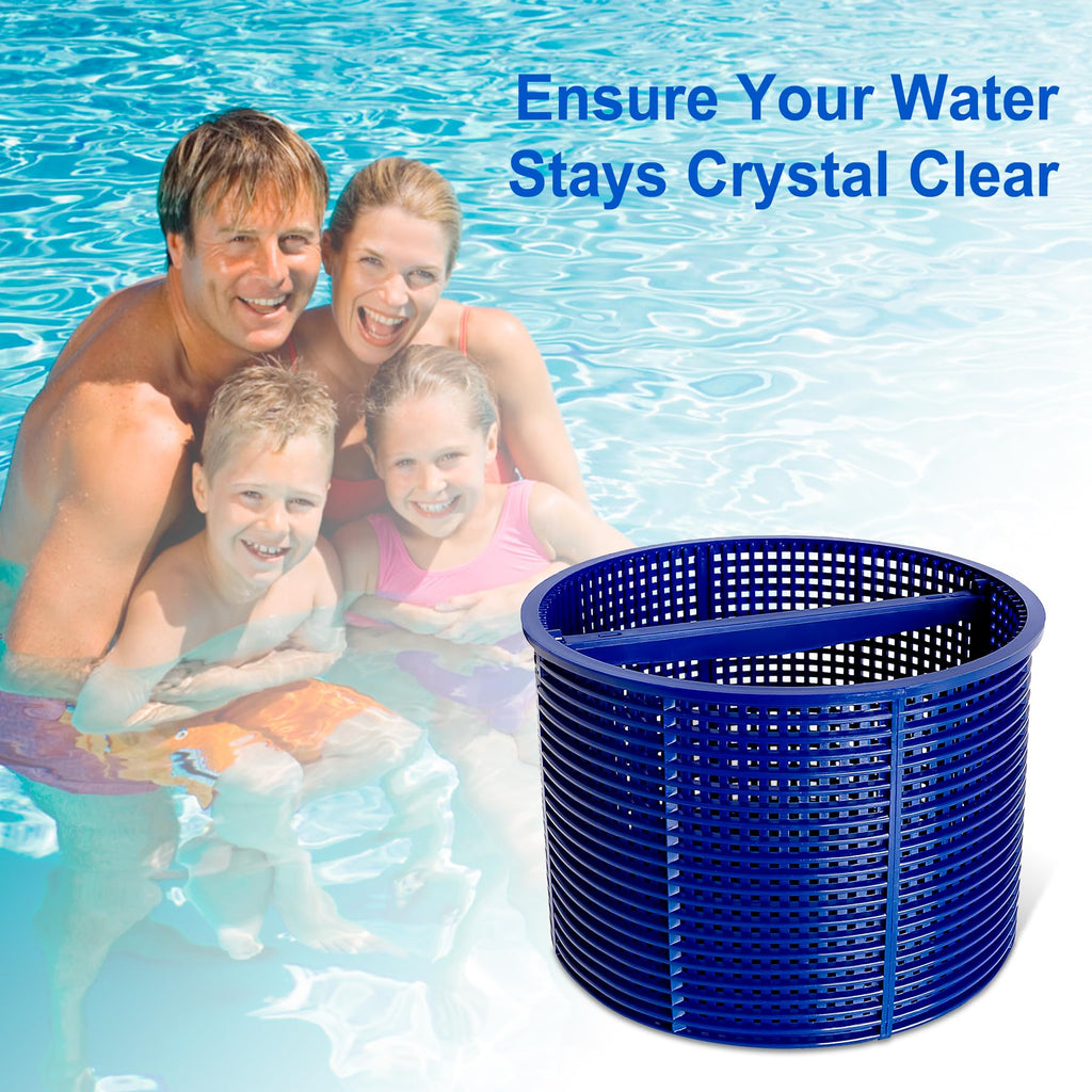 Porscan SPX1082CA Skimmer Basket Replacement for Hay-Ward Swimming Pool Skimmer, Filter Basket Assembly with Handle Compatible with Aladdin B-152 Hay-Ward SPX1082CA SP1082C Select Automatic Skimmers