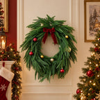 CLEANGOR 2Pcs 6FT Norfolk Pine Garlands for Christmas Decorations Indoor