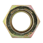 7/16"-20 (25 Pack) Grade 8 Hex Nut, Fine Thread, Yellow Zinc by Makers Bolt