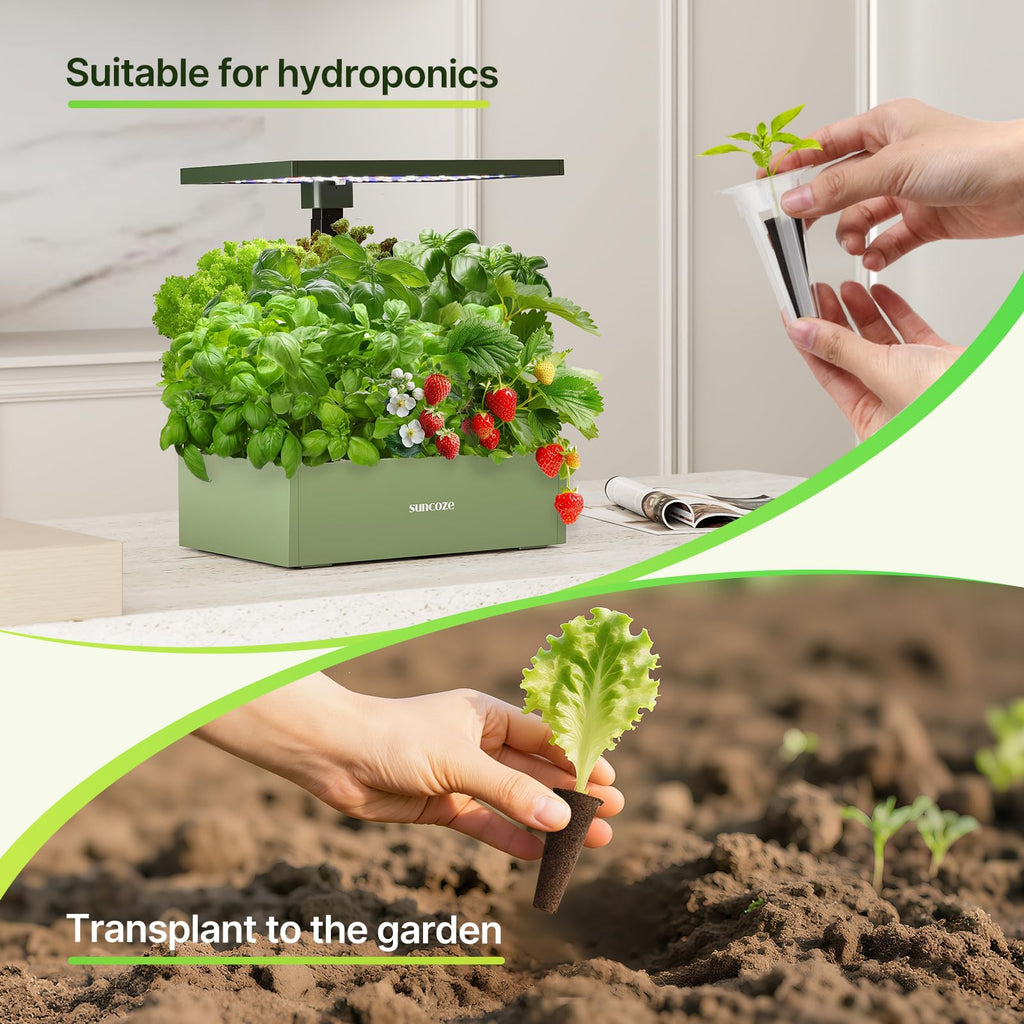 SUNCOZE 160pcs Hydroponic Pods, Accessories Compatible Hydroponics Systems