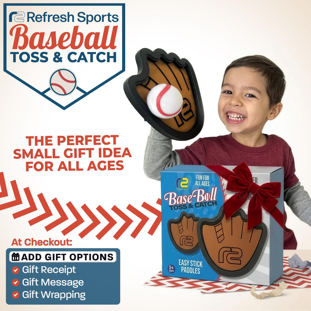 Toss and Catch Ball Game Set: Best Toy Gifts for Boys 9 8 7 6 5 4 2 3 Year Old Boy Birthday Gift Idea - Fun Toddler Boy Toys - Baseball Gifts for Girls & Boys Baseball Glove Trainer Toddler Presents