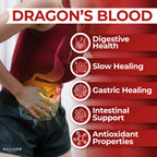 Dragon’s Blood Capsules 1000mg, Croton Lechleri Extract (Sangre de Drago, Sangre de Grado) Natural Digestion Support, Skin Healing, Ulcers, Stomach Sensitivity, Scarring, Antioxidant Support, 60 Count
