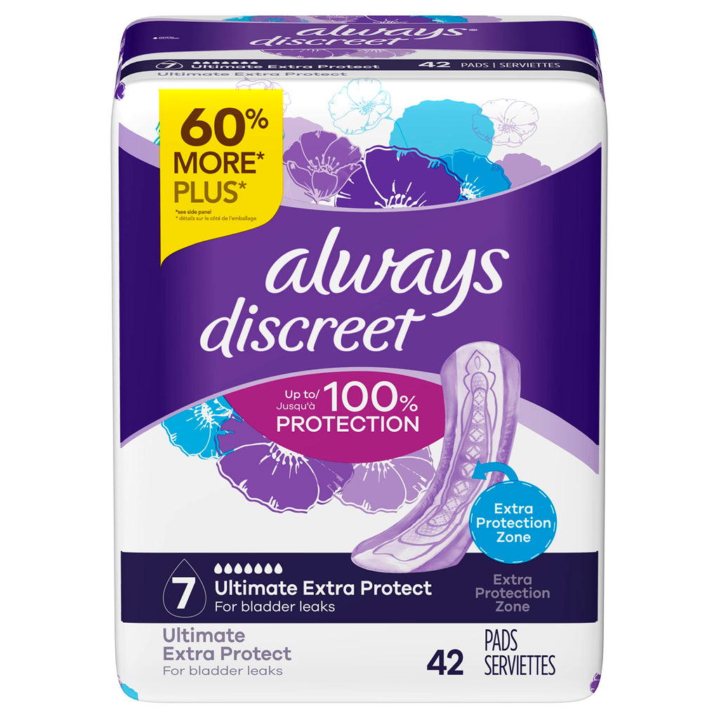 Always Discreet Ultimate Extra Protect Postpartum Incontinence Pads