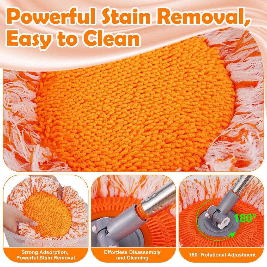 Keyloland Wall Mop, Primium 68” Wall Cleaner, High-Quality Baseboard Cleaner, Professional-Grade Baseboard Cleaner Tool with Handle, Superior Quality Dust Mop, Efficient Ceiling Fan Cleaner Duster