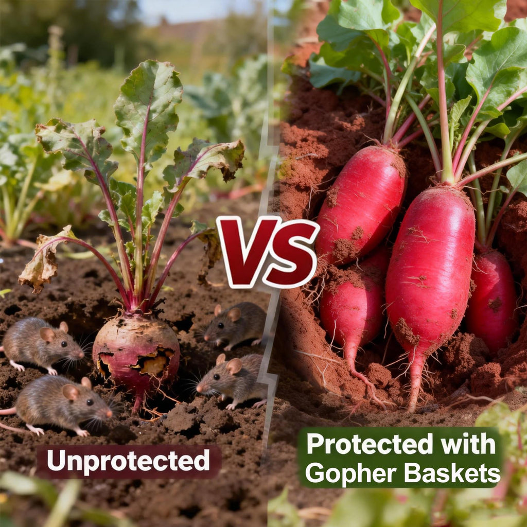 Emycool 10 Pack Gopher Baskets 5 Gallon, Gopher Cages for Planting Stainless Steel Metal Mesh to Protect Plant Root from Gophers Moles and Voles