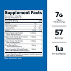Nutricost Prebiotic Fiber Unflavored (1 Pound) - Vegan, Gluten-Free, GMO-Free