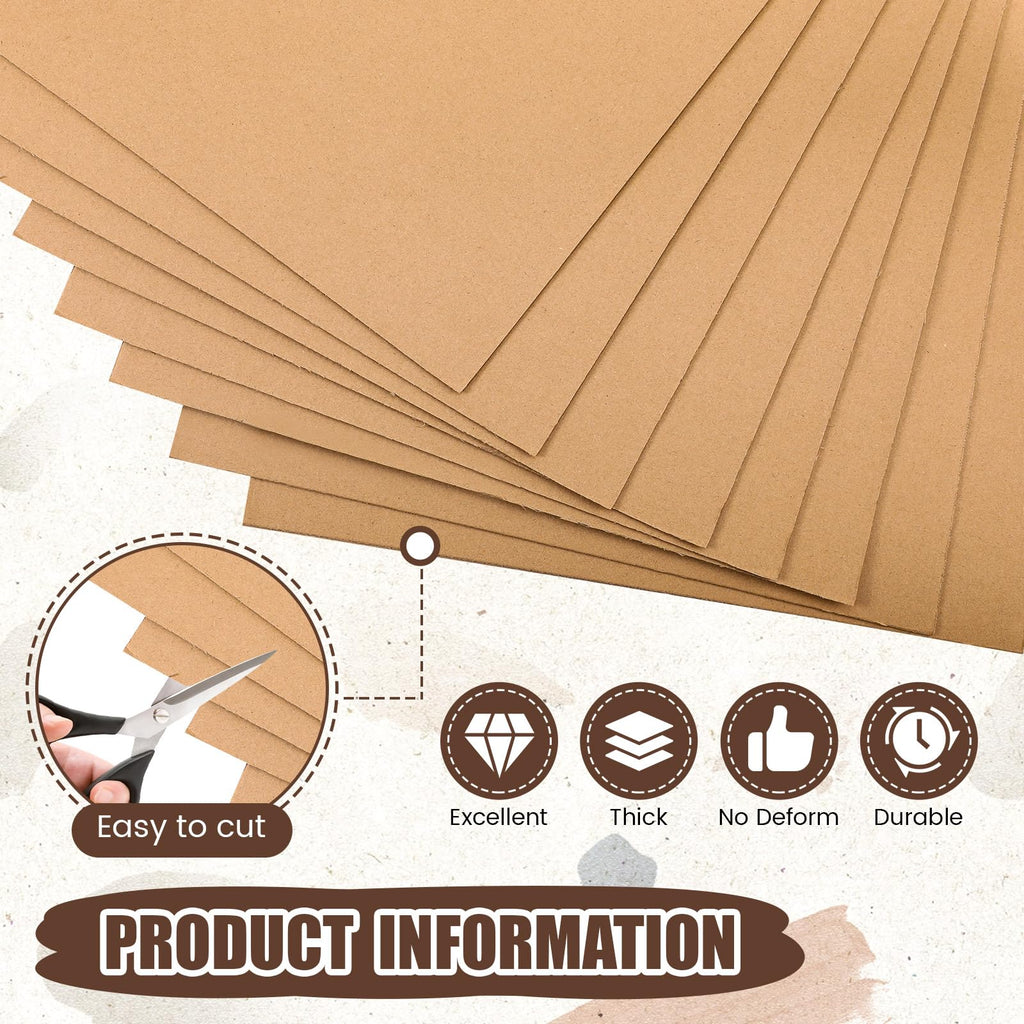 Feifeiya 30 Pack Corrugated Cardboard Sheets 12 x 20 Inch Large Flat Cardboard Sheets Packaging Inserts Flat Square Inserts for Shipping Packing Mailing Crafts