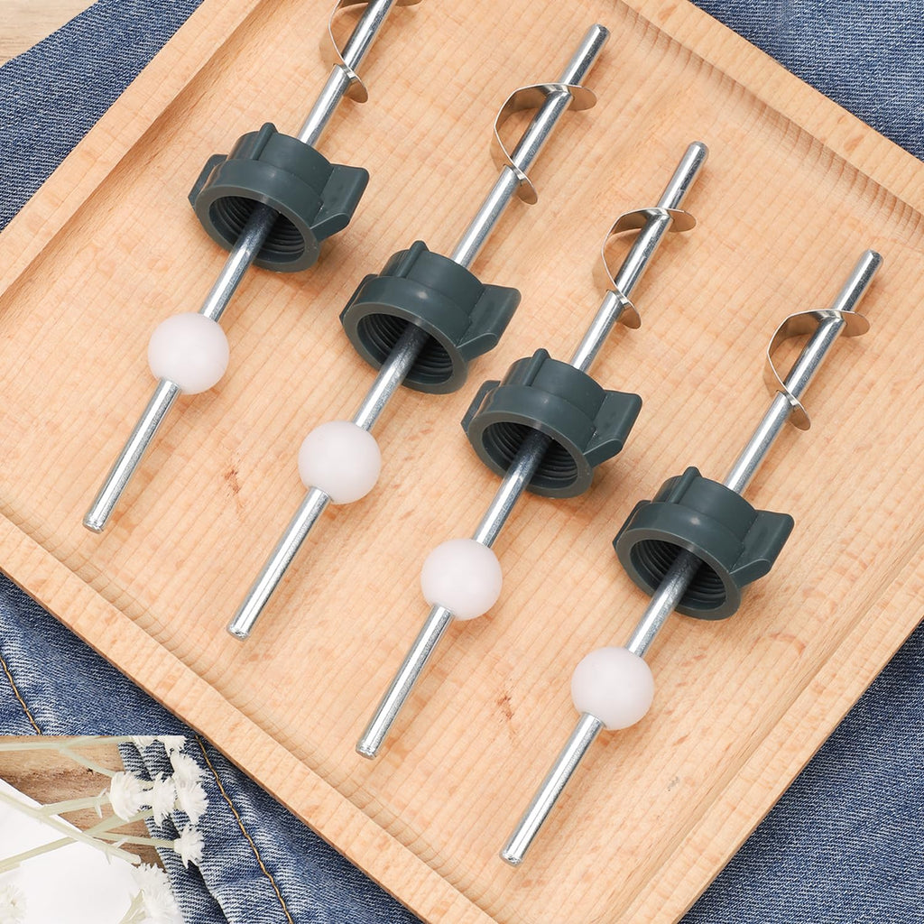4pcs Lavatory Pop Up Center Piece Assembly, Sink Ball Rod Replacement Bathroom Sink Drain Repair Kit Compatible with Price Pfister Stopper & Other Popular Brands Replacement Parts for PS2673(Green)